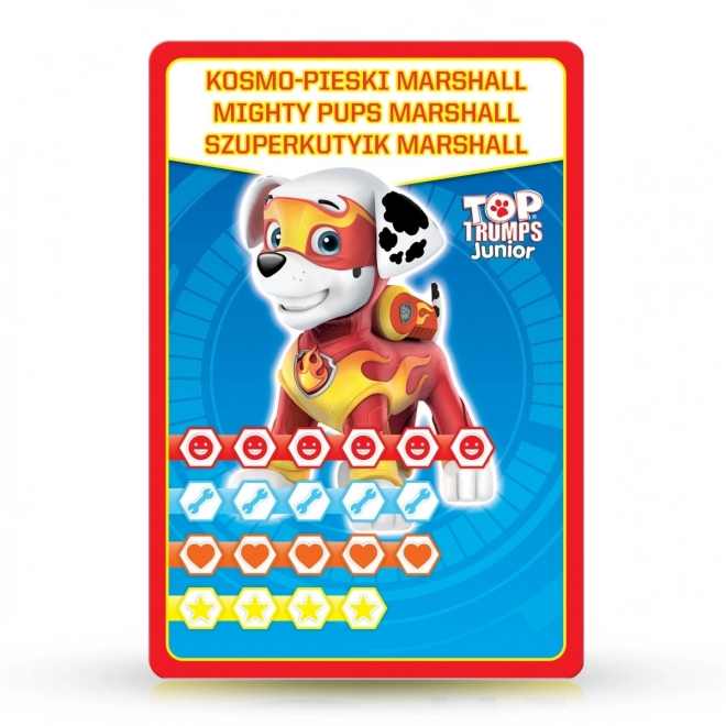 Top Trumps gra karciana z Psiego Patrolu