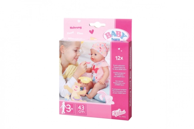 Baby Born jedzenie dla niemowląt - 12 saszetek