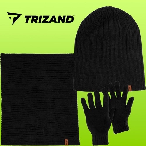 Zimowy zestaw czapka, szalik i rękawiczki Trizand