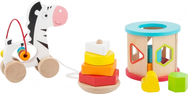 Drewniany zestaw zabawek small foot