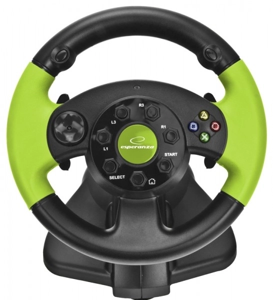 Kompaktowa kierownica do gier HIGH OCTANE dla PC/Playstation/Xbox