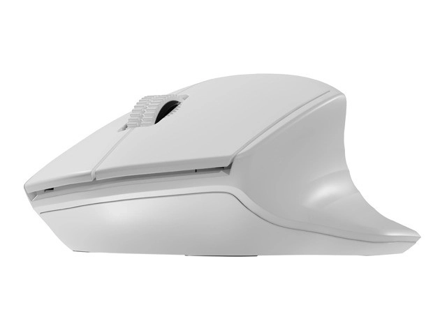 Bezprzewodowa mysz Siskin 2 1600 DPI Bluetooth 5.0 + 2,4GHz – Biała
