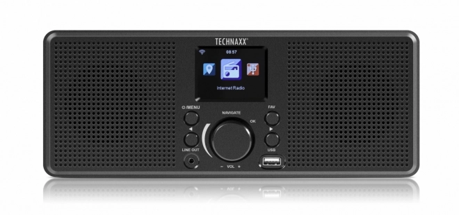 Radio internetowe Technaxx z głośnikami stereo 2x2W i WiFi