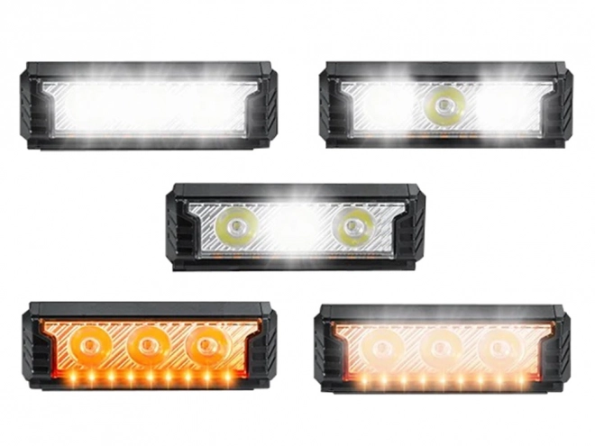 Zestaw lamp rowerowych LED z ładowaniem USB