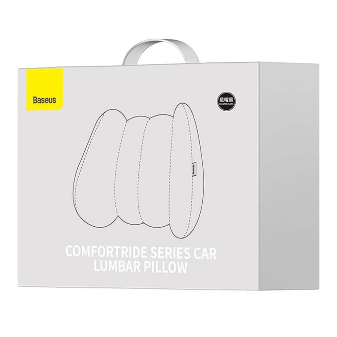 Ergonomiczna poduszka lędźwiowa Baseus ComfortRide czarna