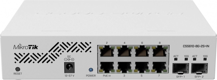 Dwa 10Gb SFP+ uplinki do szybkich połączeń szkieletowych