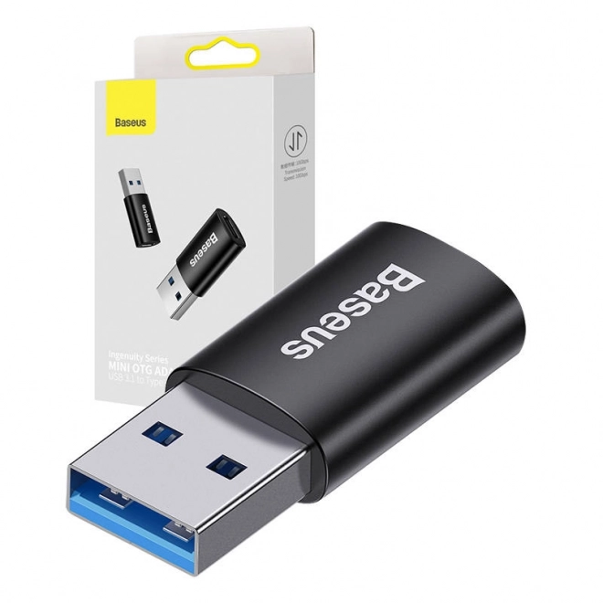 Adapter Baseus USB-A na USB-C – Czarny