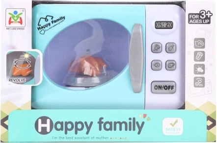 Dziecięca kuchenka mikrofalowa na baterie HAPPY FAMILY