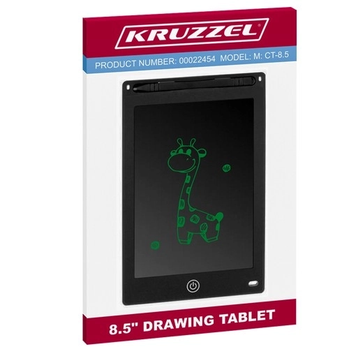 Tablica do rysowania 8,5" czarna KRUZZEL 22454