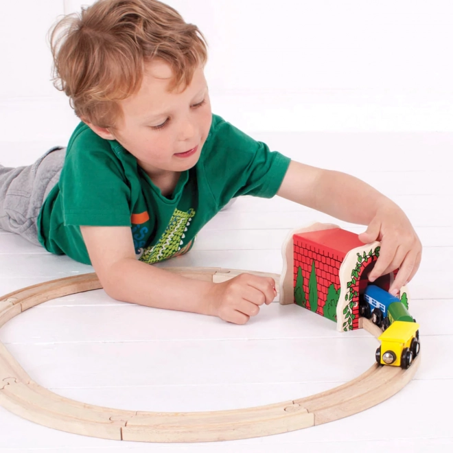 Bigjigs Rail Tunel Kolejowy z Cegieł