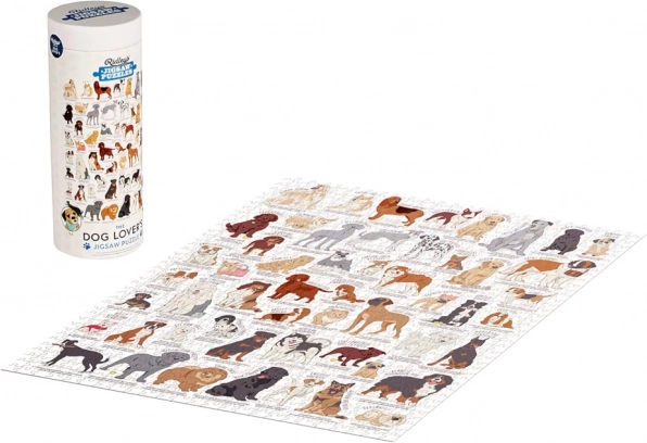 Puzzle dla miłośników psów 1000 elementów od Ridley's Games