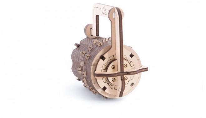 Ugears 3D puzzle - Zamek szyfrowy 34 elementów