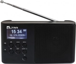 Przenośne radio ULA DAB+ czarne