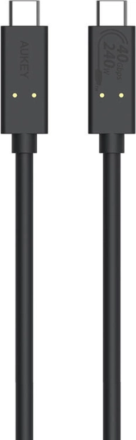 Kabel USB‑C na USB‑C 240 W 0,8 m czarny