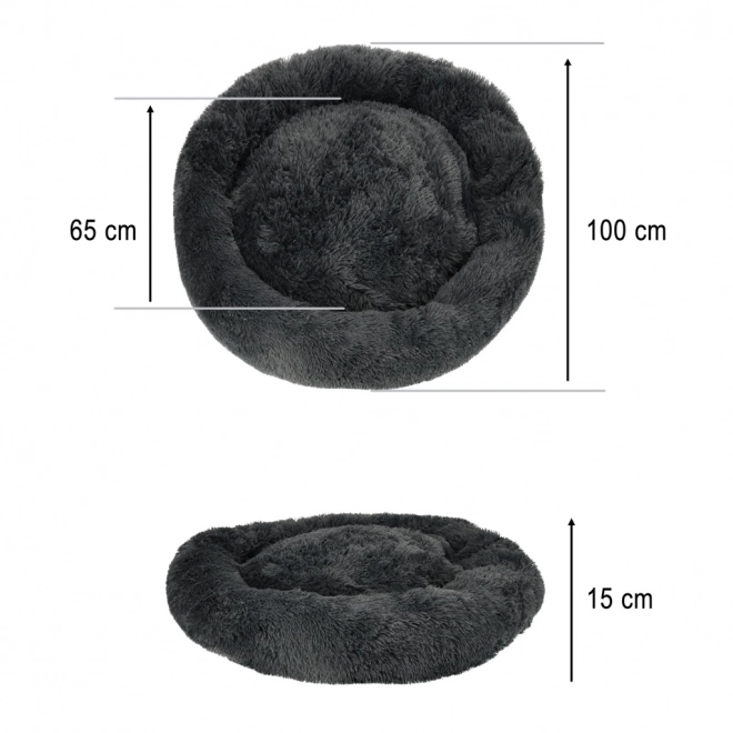Szare legowisko dla psa i kota 100cm
