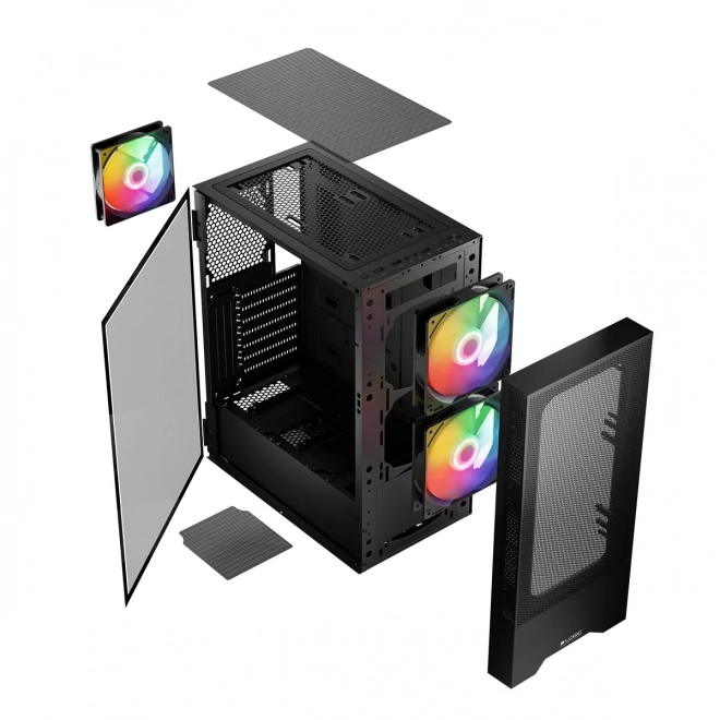 Obudowa Arya ARGB USB 3.0 Midi Tower czarna