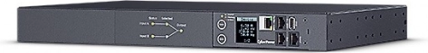 ATS PDU 1U 10 A, 2× C14, 12× C13 z SNMP – CyberPower