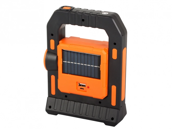 Solarny kempingowy LED z lampą z ładowanym akumulatorem