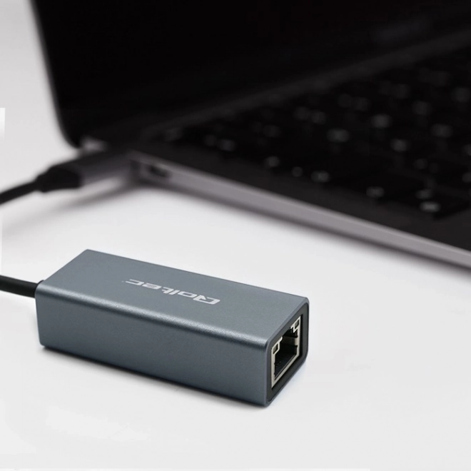 Adapter USB-C do RJ45 Ethernet | 1000 Mb/s | Aluminiowa obudowa