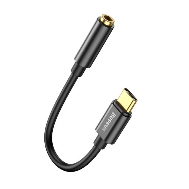 Adapter dźwiękowy Baseus L54 USB-C mini jack 3,5 mm - czarny