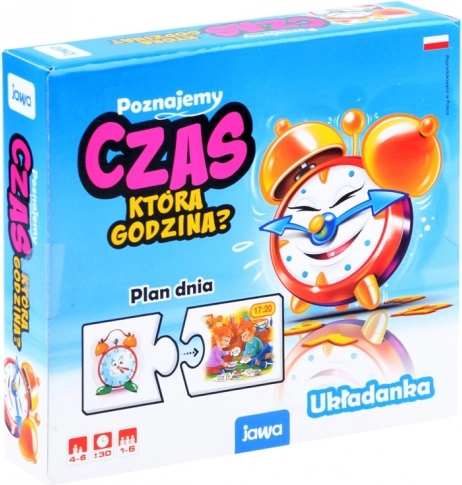 Edukacyjna układanka Poznajemy czas