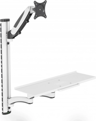 nawieszone ramię do monitora i klawiatury DIGITUS, do 32" i 8 kg, obrotowe i z regulacją wysokości