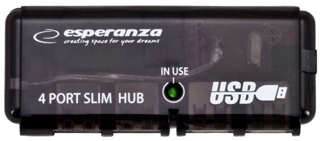 Rozdzielacz USB Esperanza 4 Porty 2.0