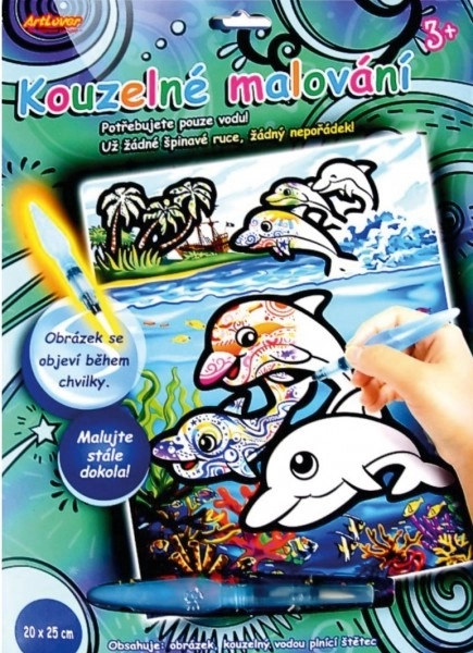 Magiczne malowanie wodą 20 cm