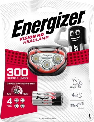 Latarka czołowa ENERGIZER Vision HD 300 lm