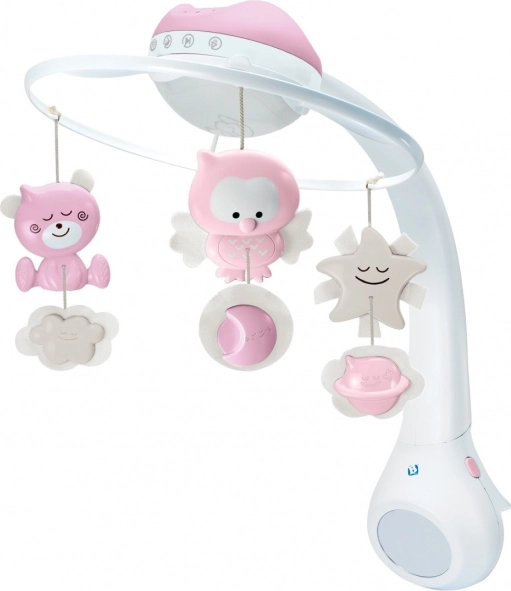 Karuzela muzyczna 3w1 Infantino – Różowa