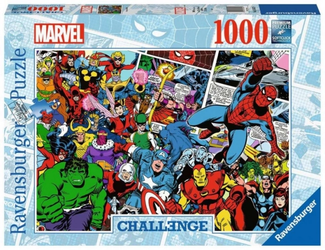 Puzzle 1000 elementów Wyzwane Marvel