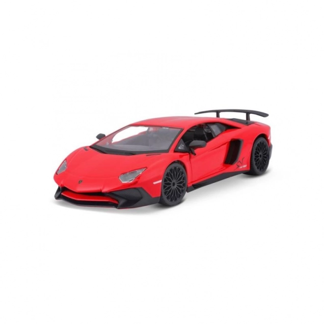 Metalowy model Bburago Lamborghini Aventador czerwony 1:24