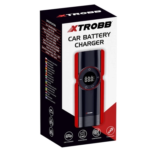 Zestaw startowy 6w1 XTROBB z powerbankiem i kompresorem