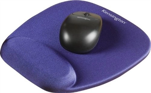 Ergonomiczna niebieska piankowa podkładka pod mysz