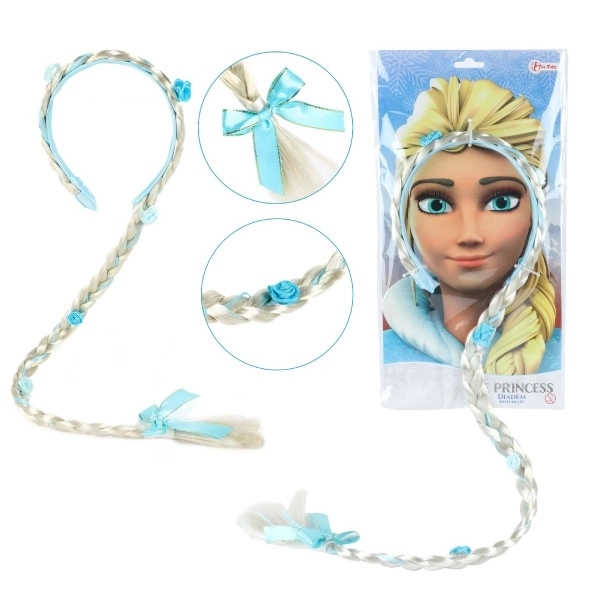 Opaska z warkoczem dla lodowej księżniczki TOI-TOYS