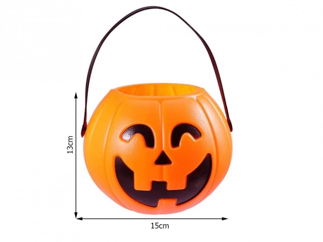 Dyniowe wiaderko na słodycze na Halloween