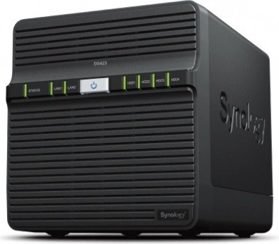 Sieciowa pamięć masowa Synology DS423, 4‑zatokowy NAS, 2 GB RAM