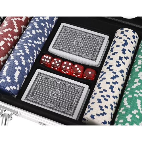 Poker - zestaw 300 żetonów w HQ walizce