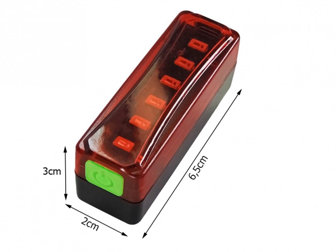 Tylne Światło LED na Rower USB