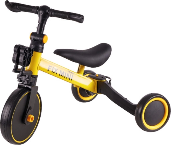 Trike Fix Mini dziecięcy jeździk i trójkołowiec 3w1 – żółta