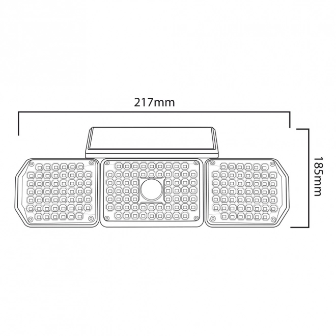 Solarny LED światełko z czujnikiem ruchu
