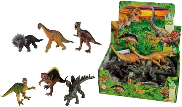 Figurka dinozaura 14–16 cm, 6 gatunków