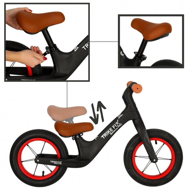 Dziecięcy rowerek biegowy Trike Fix Balance PRO czarny
