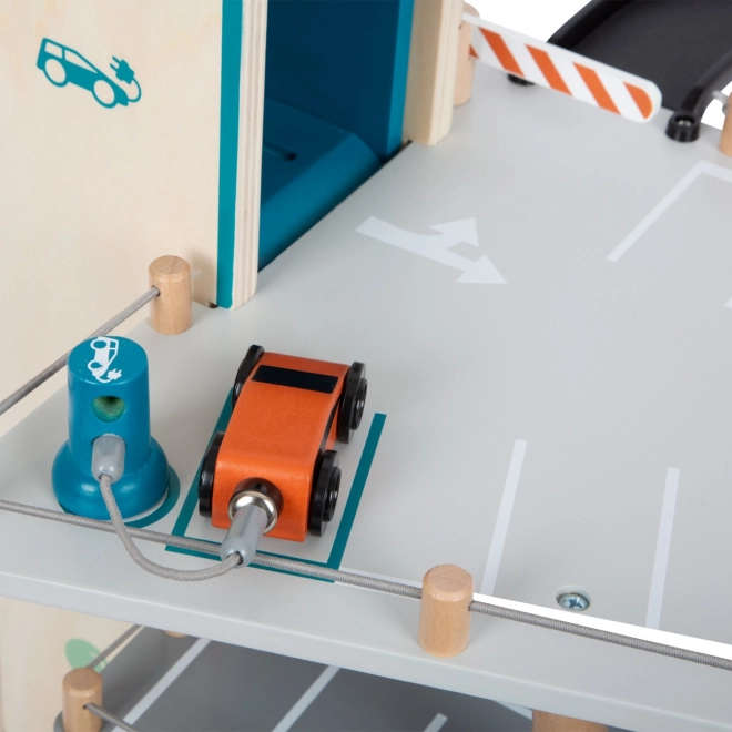 Drewniany wyścigowy parking Small Foot
