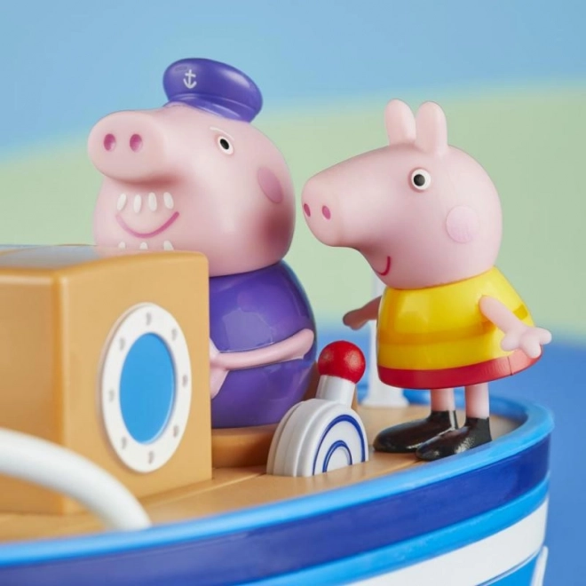 Świnka Peppa Dziadkowy statek parowy