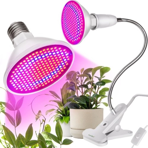 Lampa LED do wzrostu roślin 200 LED E27