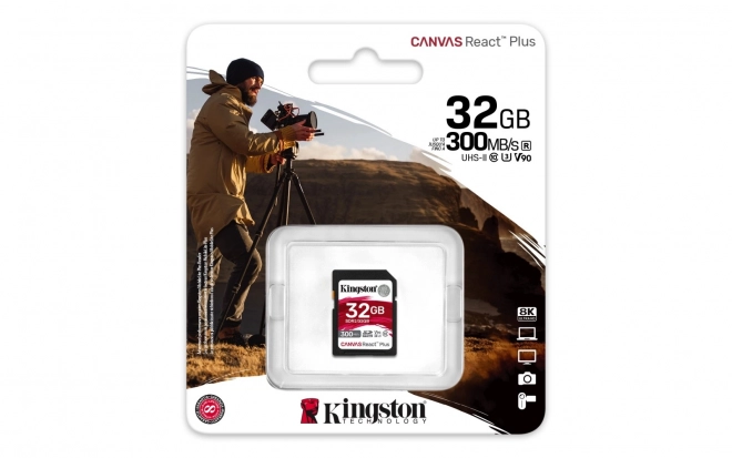 Karta pamięci SD 32GB Canvas React Plus UHS-II