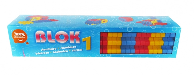 Pierwsze klocki Blok 36szt w pudełku 34x7x7cm 12m+