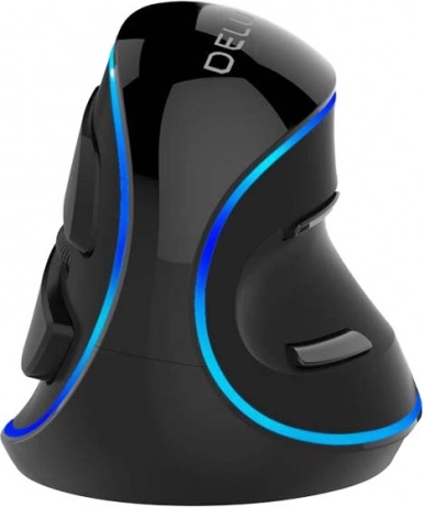 Ergonomiczna mysz pionowa DELUX – przewodowa