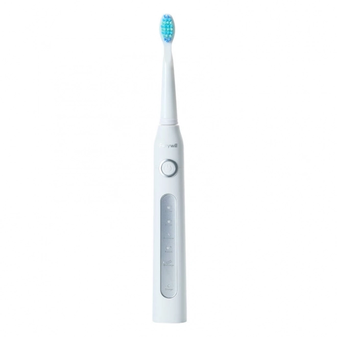 Soniczne szczoteczki do zębów z zestawem główek i etui FairyWill FW-507 (czarno-białe)